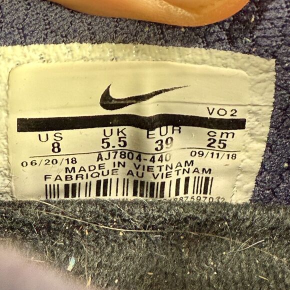 Nike Shoes Womens 8 Metcon 4 Blue Crossfit Workout Running Sneakers AJ7804-440 - Picture 9 of 9